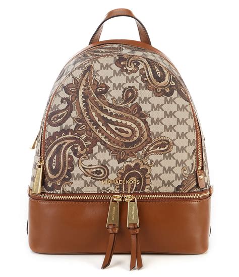 michael kors rhea paisley backpack|Michael Kors rhea backpack sale.